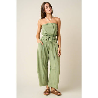 SAGE BARREL LEG JUMPSUIT