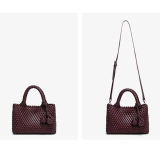 Daya Mini Woven Tote Bag w/ Bag Charm