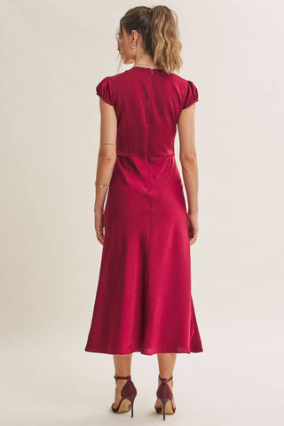 GRACEFUL DRAPE DRESS