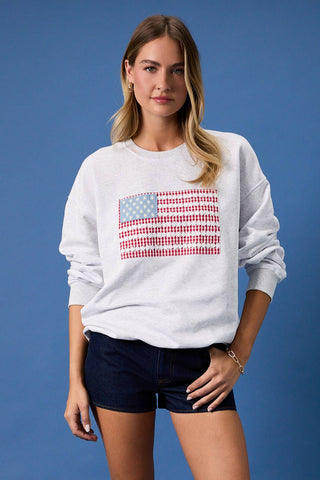 Patchwork Flag Sweatshirt