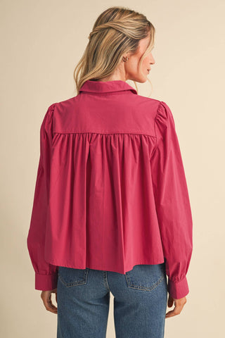 Diamond Ruched Top
