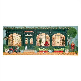 Bookworm Bookshop - 400 Piece Panoramic Jigsaw Puzzle
