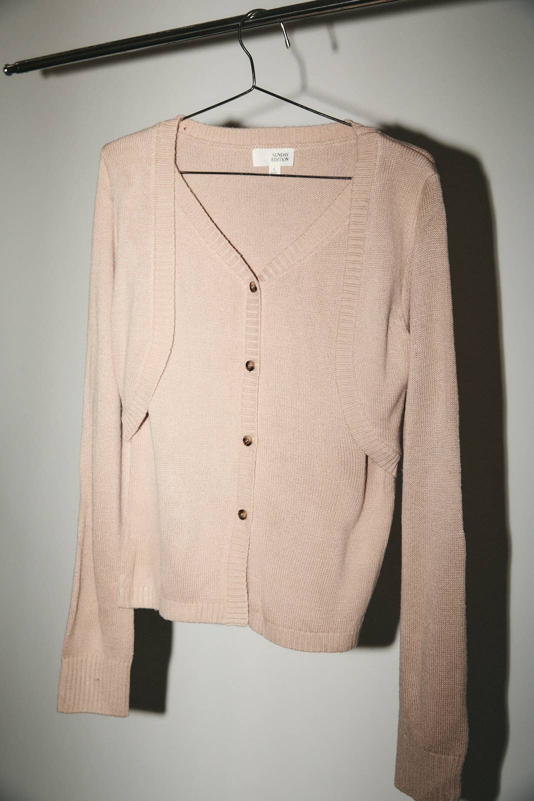 LONG SLEEVE BOLERO LAYERED SWEATER CARDIGAN