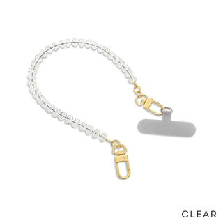 Rondelle Crystal Phone Strap