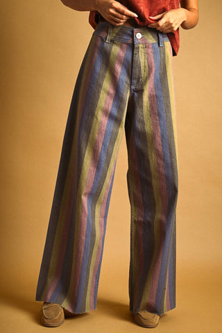 MULTI COLOR PANEL PANTS