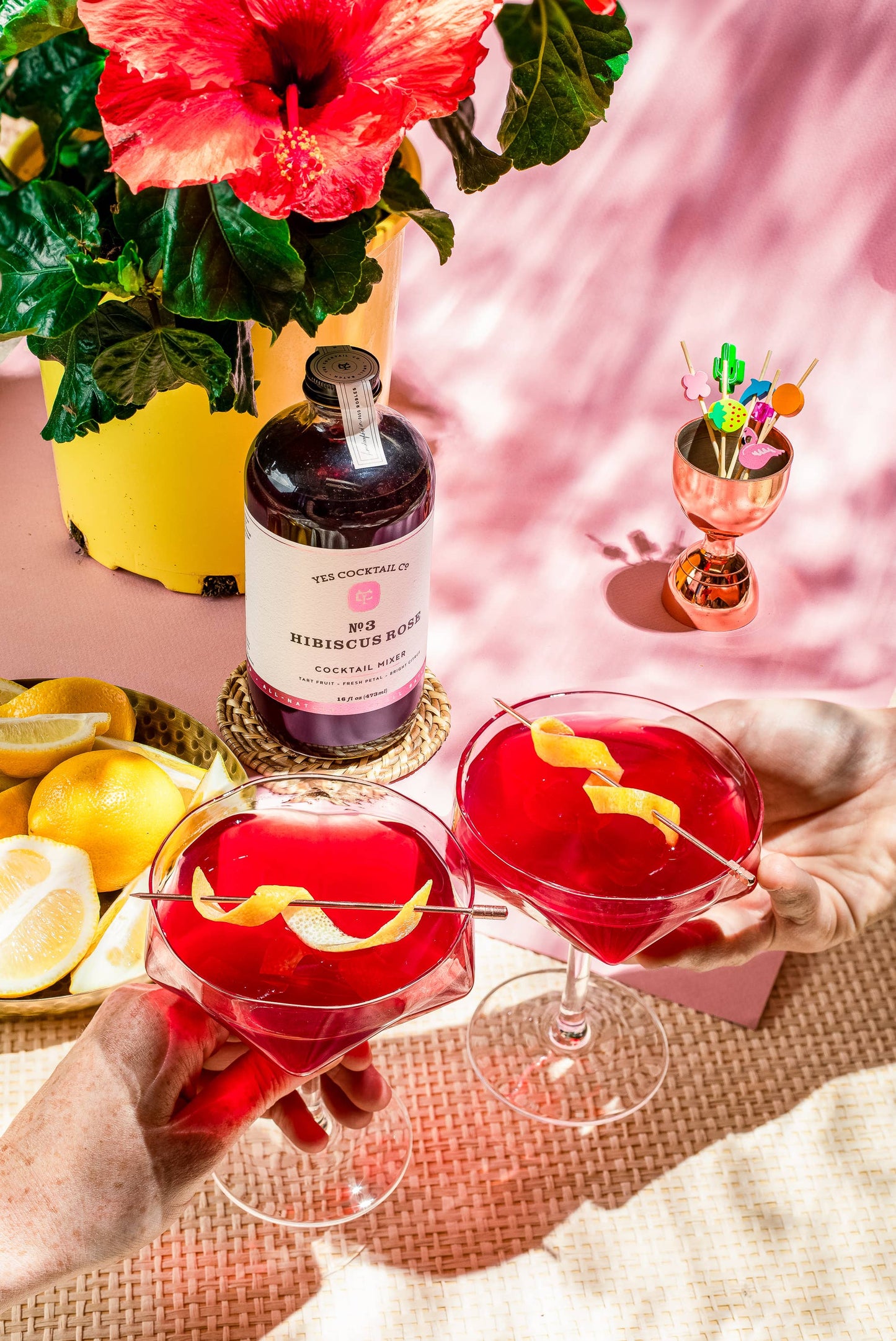 Hibiscus Rose Cocktail Mixer