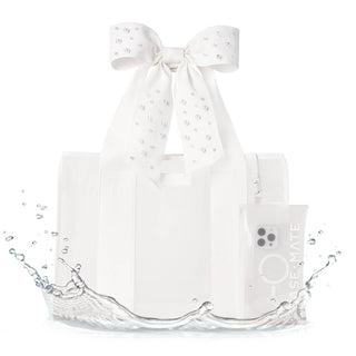 Case-Mate Ivory Pearl Bow Jelly Tote Bag