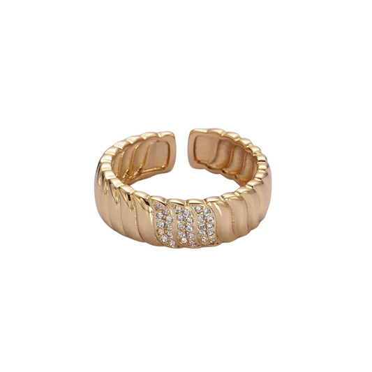 Triple Paved Ring
