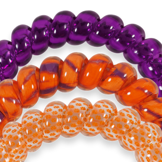 Spiral Hair Coils | Large | Go Tigers! Hair Ties