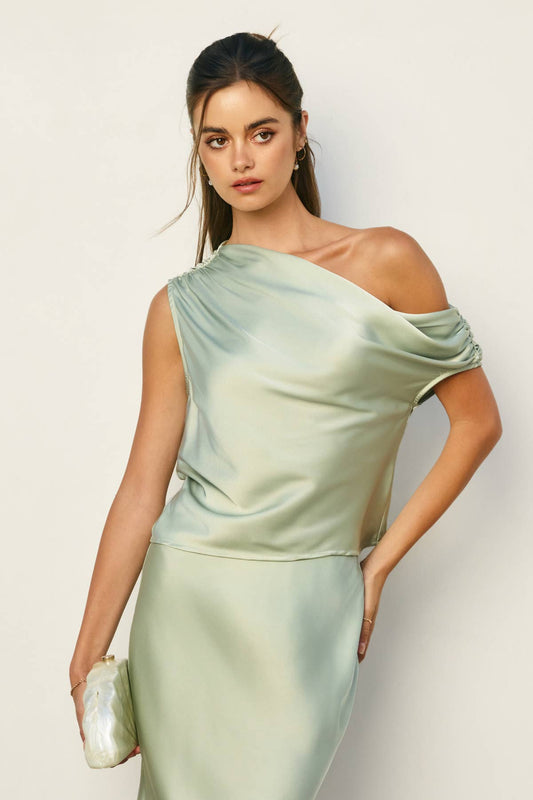 Moonlight Matte Satin Top