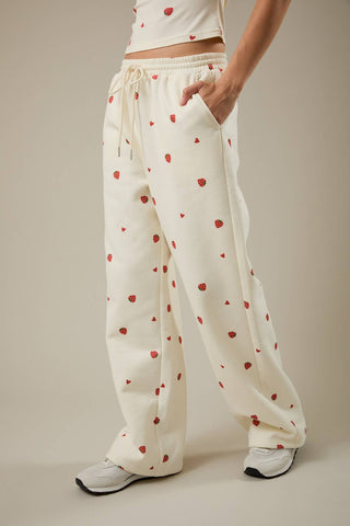 Strawberry Print Sweats