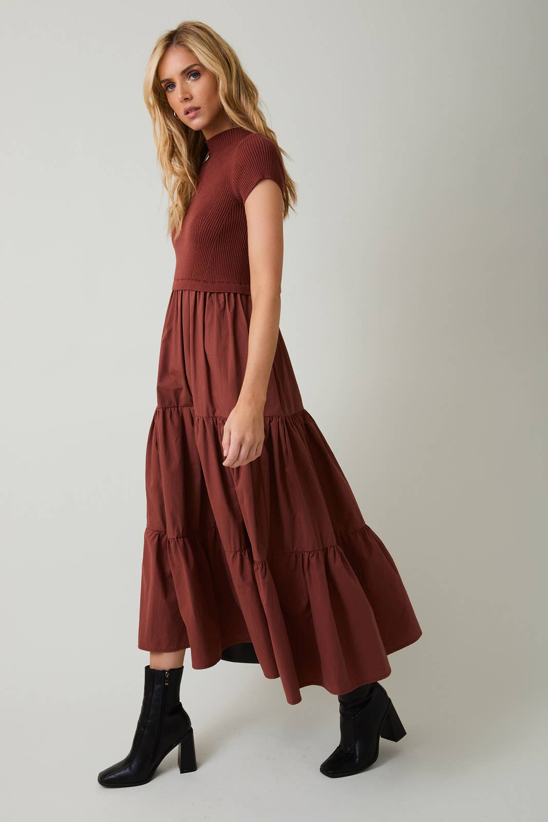 Modern Muse Mixed Tier Dress