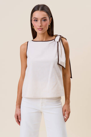 Bella Bow shoulder top