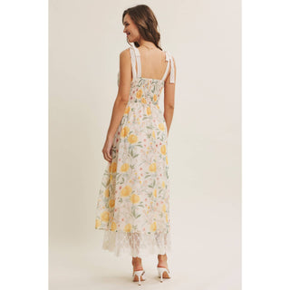 The Blossom Lace Midi