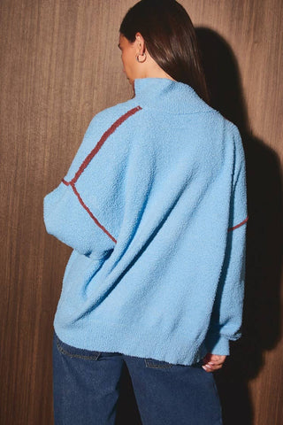 Fuzzy Baby Contrast Jacket