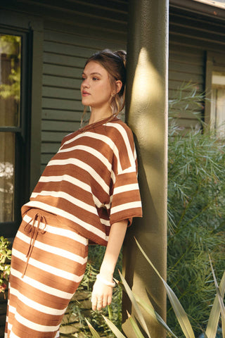 WEEKEND IN CANNES SWEATER SET