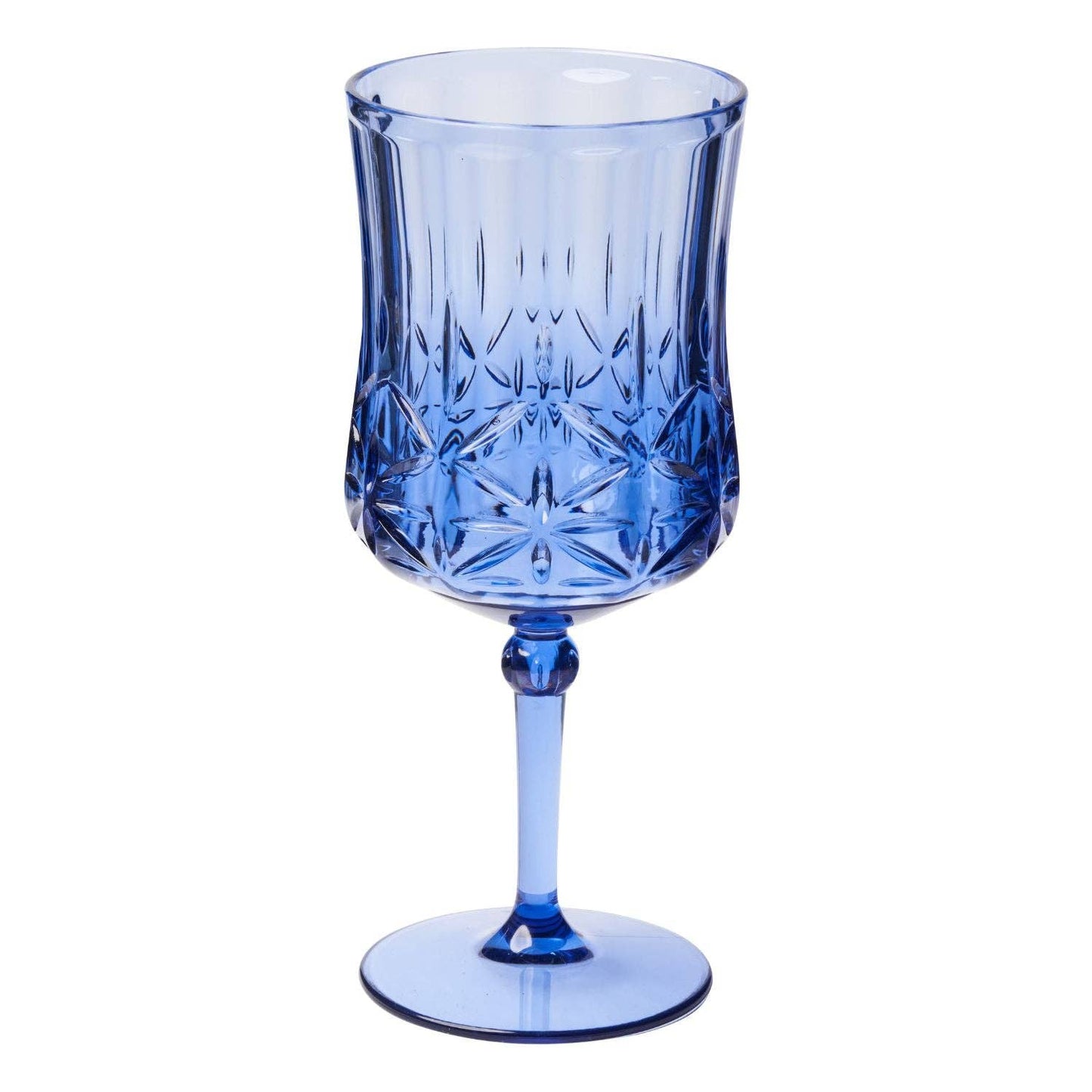 Wine Traditional Stemmed | Blue | 16 Oz