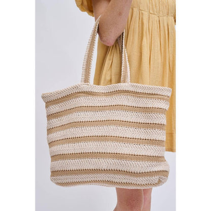 Ophelia Striped Beach Summer Tote