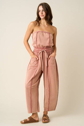 SAGE BARREL LEG JUMPSUIT