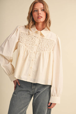 Diamond Ruched Top