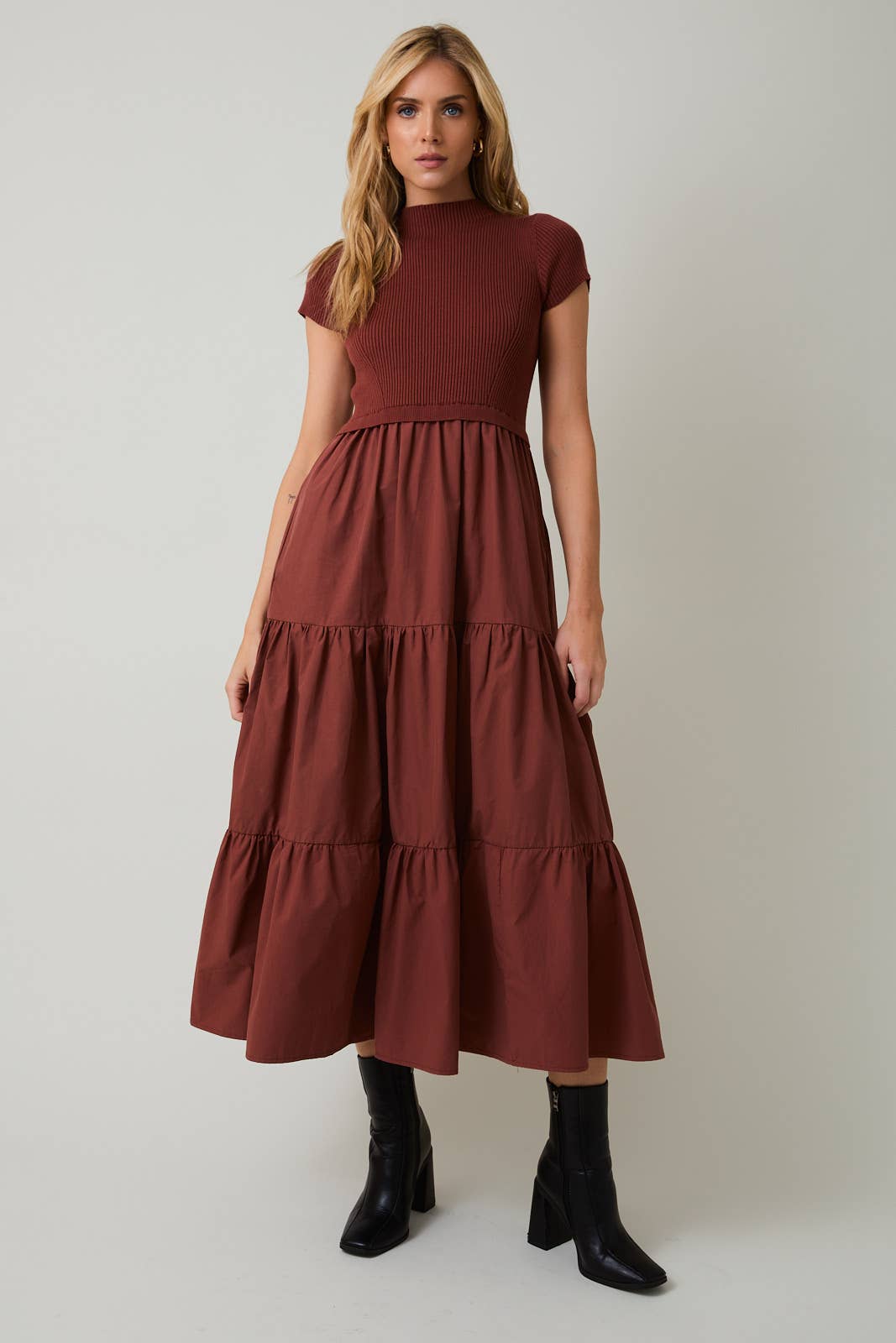 Modern Muse Mixed Tier Dress