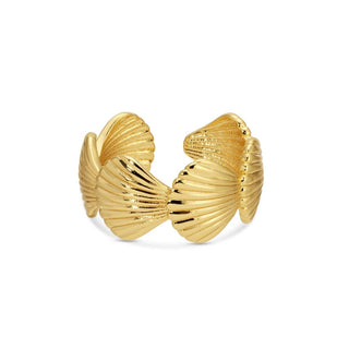Scallop Shell Adjustable Ring