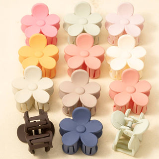 Matte Mini Flower Hair Claw