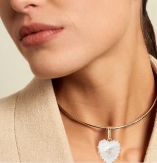 Let Your Heart Lead- Gemstone Pendant Necklace- Heart Center