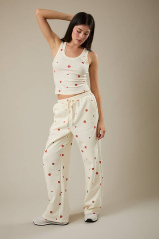 Strawberry Print Sweats