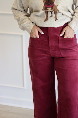 SEPTEMBER SUNLIGHT CORDUROY PANTS