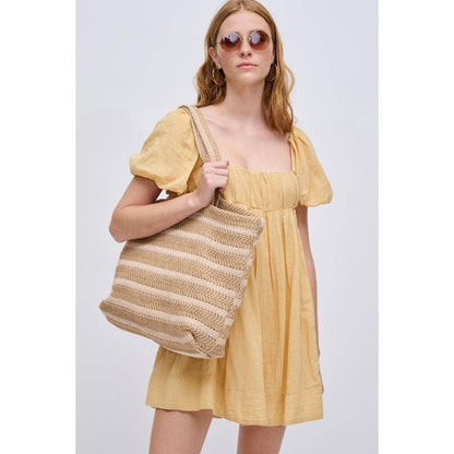 Ophelia Striped Beach Summer Tote