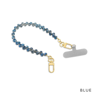 Teardrop Crystal Phone Strap
