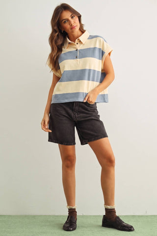 Fairway Stripe Polo