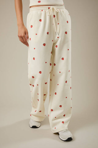 Strawberry Print Sweats