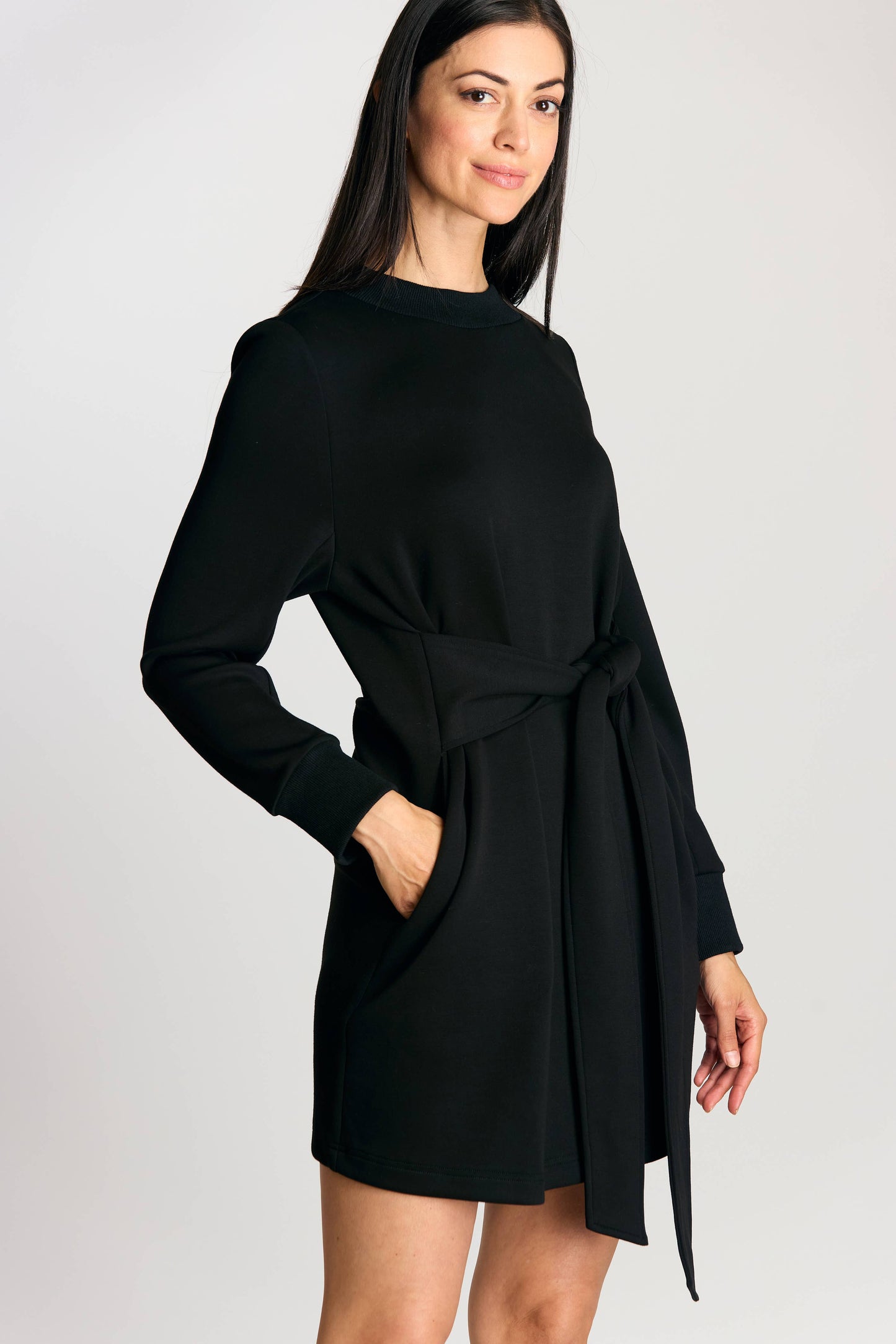 Creme Lounge McKinley Belted Dress