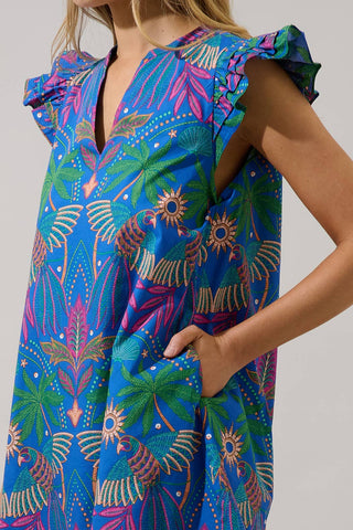 Evalyn Ruffle Mini Dress