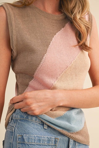 Sundae Striped Tank