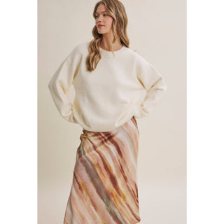 AUTUMN PICNIC BOW SWEATER