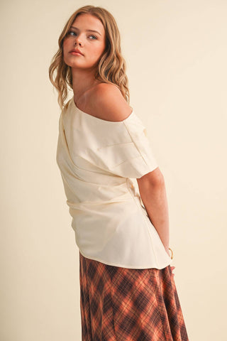 Silk and Sway Asymmetrical Blouse