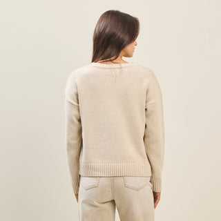 Bow dog sweater