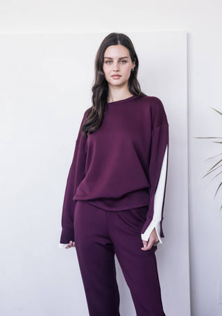 Creme Lounge Lila Top