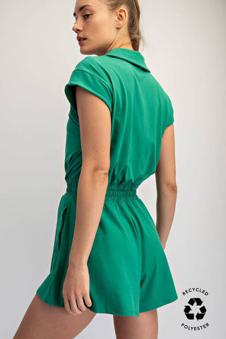 Butter Soft Quarter Zip Romper