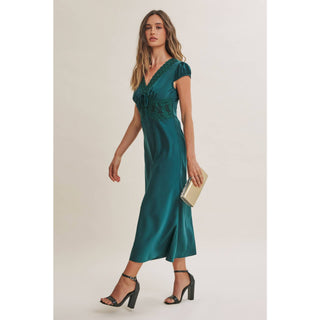 GRACEFUL DRAPE DRESS