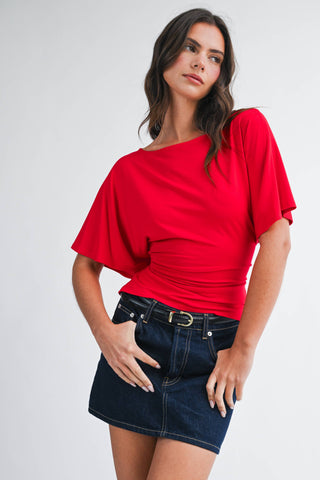 Carolina Sky Back Tie Top