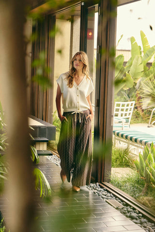EVERYDAY POLKA DOT PINSTRIPE PANTS