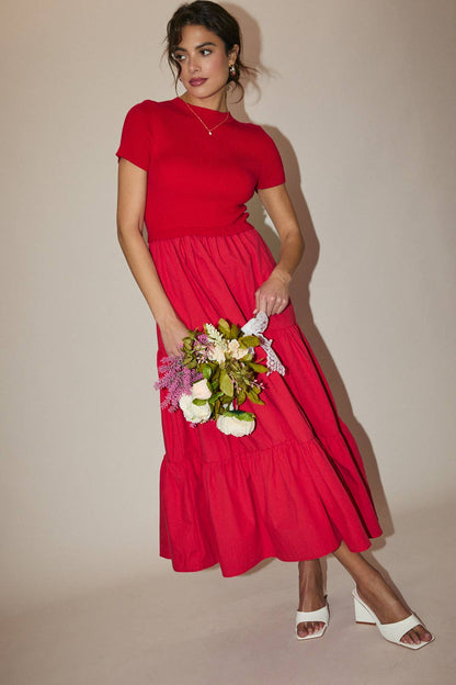 Modern Muse Mixed Tier Dress