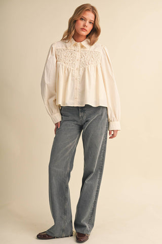 Diamond Ruched Top