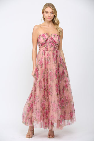 Strawberry Soiree Ball Gown