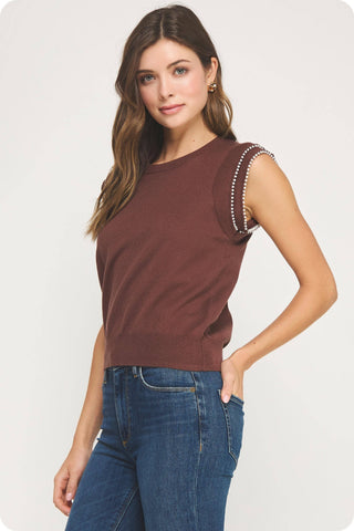 Pearl Doll Sweater Top