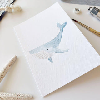 Seaside paintable watercolor notecard set